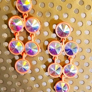 Neon inspired earrings